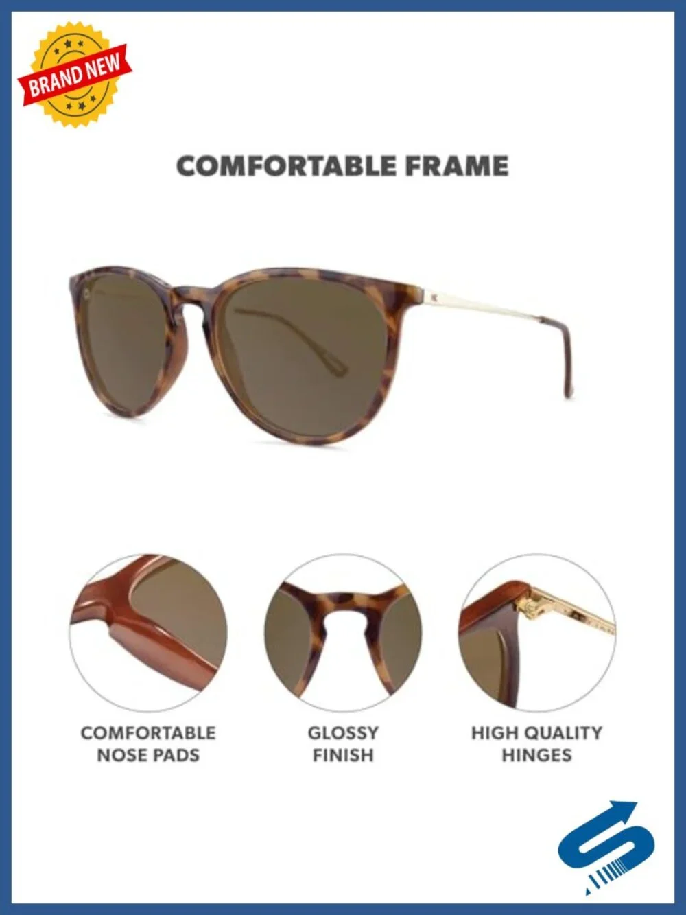 Knockaround Mary Janes Polarized Sunglasses Women UV400 Round